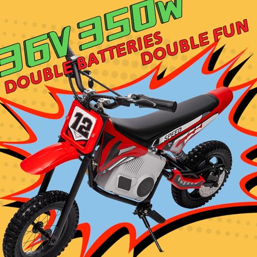 Green Electric Dirt Bike Y593816