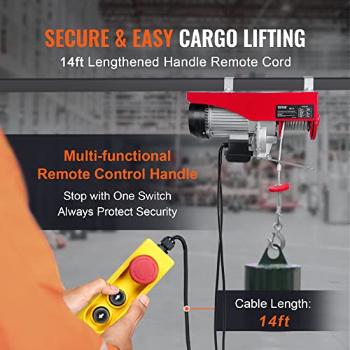 110V Electric Hoist with Remote Control D511