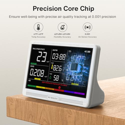 16 in 1 Air Quality Monitor with 7" Display B250