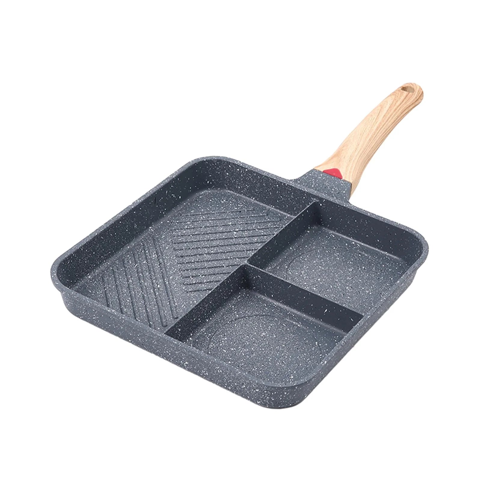 3 Section Nonstick Divided Grill Frying Pan Z10443
