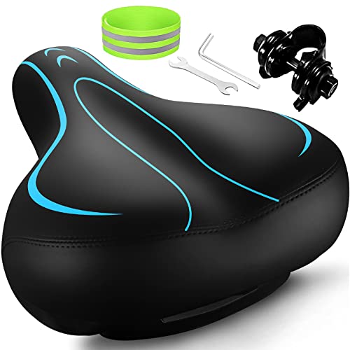 Wide Memory Foam Bike Seat H20227