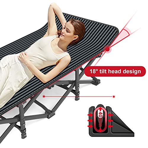 Camping Cot with Cushion and Carry Bag N713