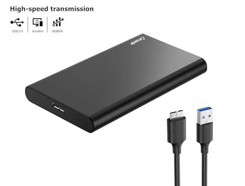 750GB Portable External Hard Drive USB3.0 HDD Storage (Black) G48426