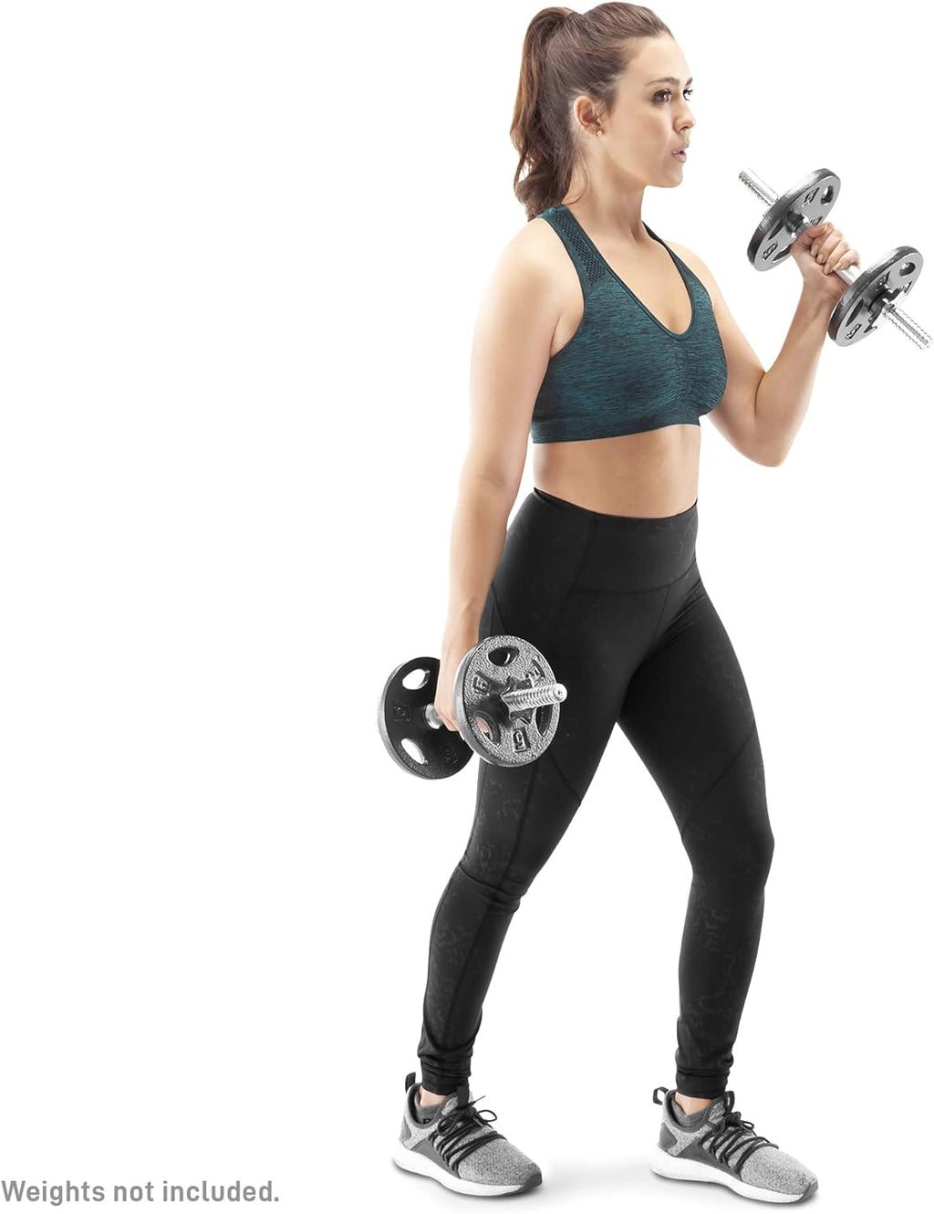 14” Adjustable Chrome Threaded Dumbbell Handles C1138