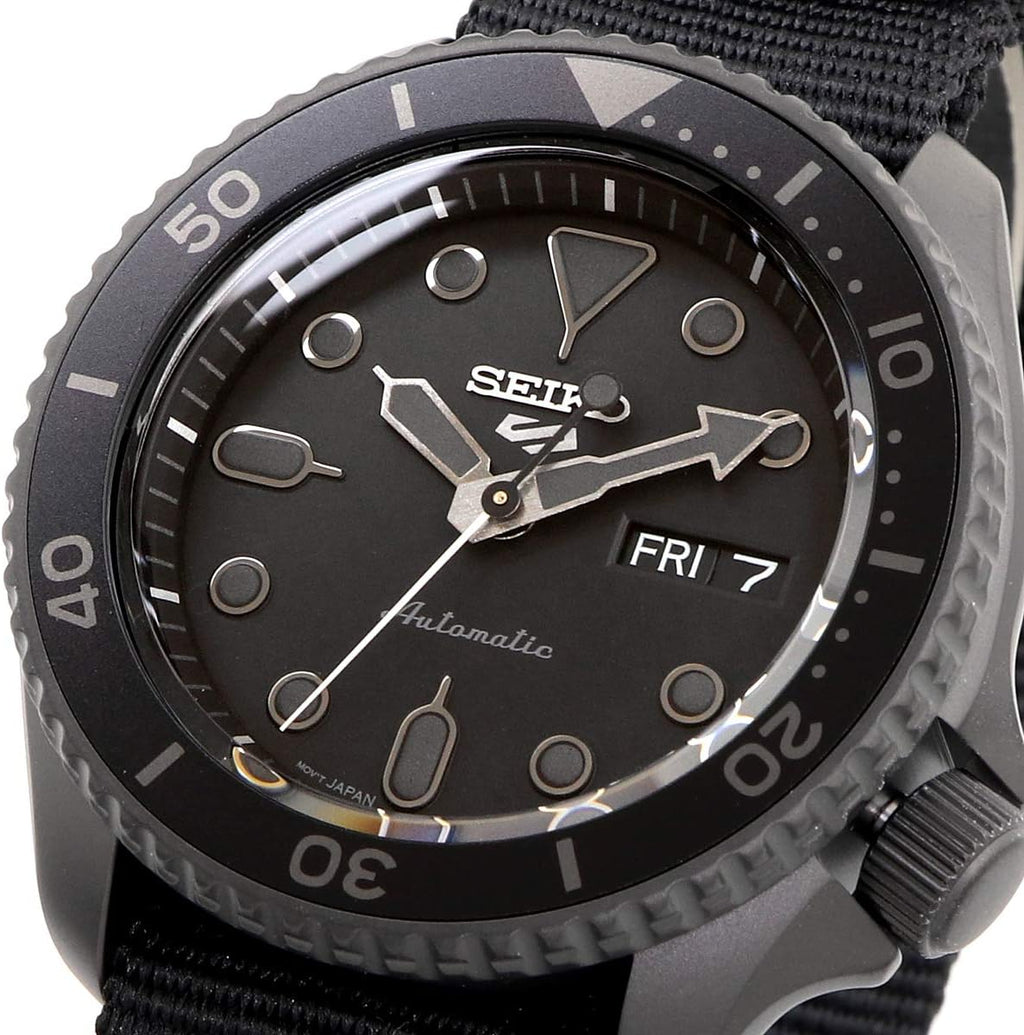 All Black Automatic Mechanical Wristwatch X786619
