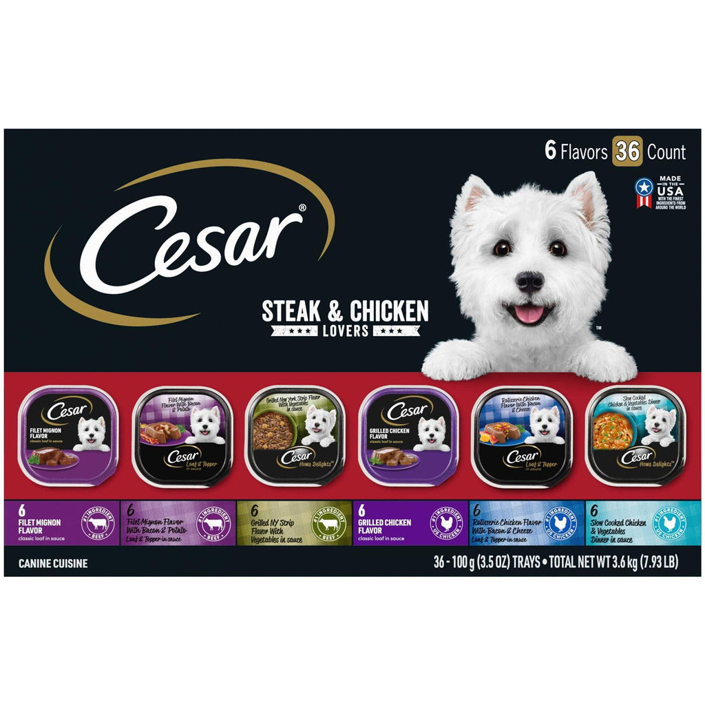 Steak & Poultry Variety Pack Dog Food Trays Z53285