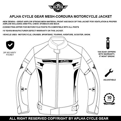 X-Large Red Motorcycle Jacket H980999