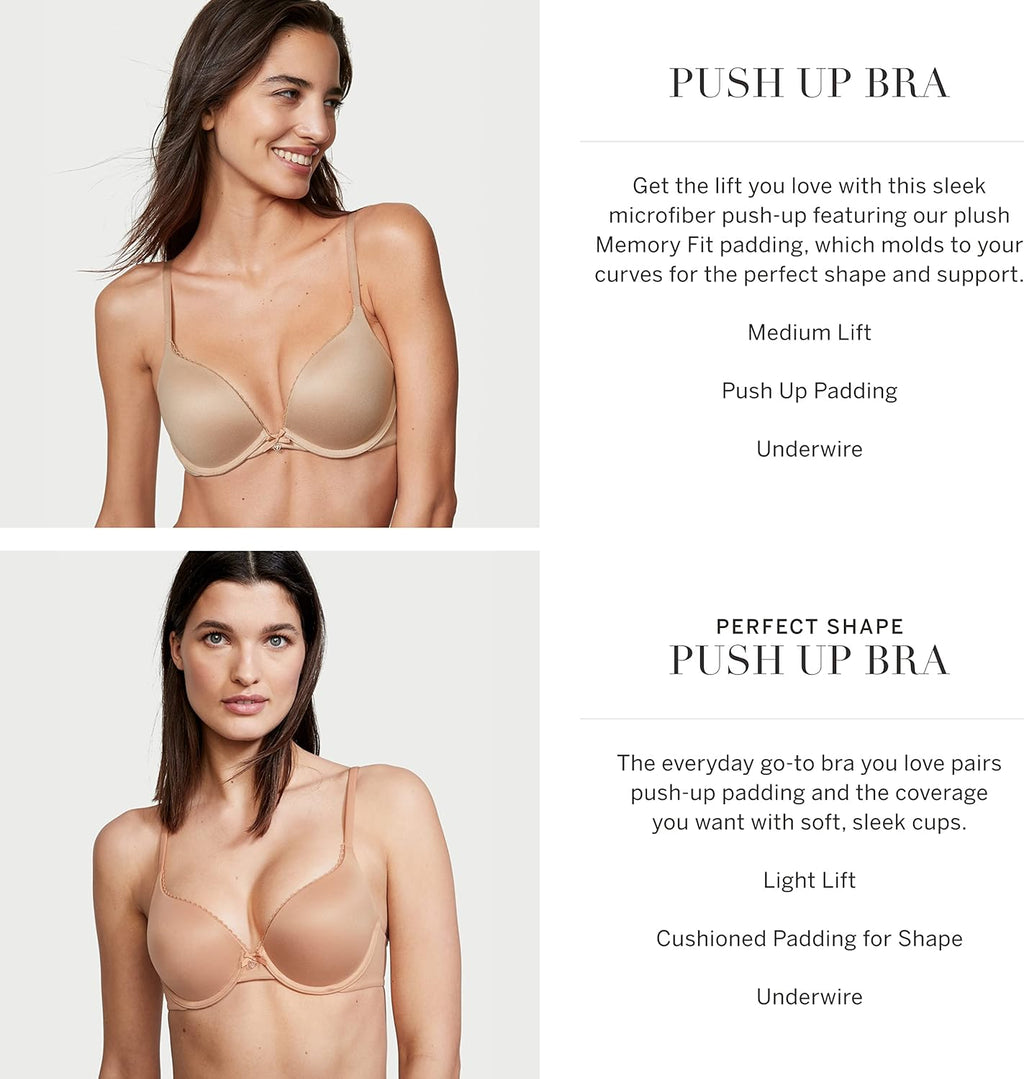 Black Full Coverage Lace Padded Push Up Bra (36C) P204472