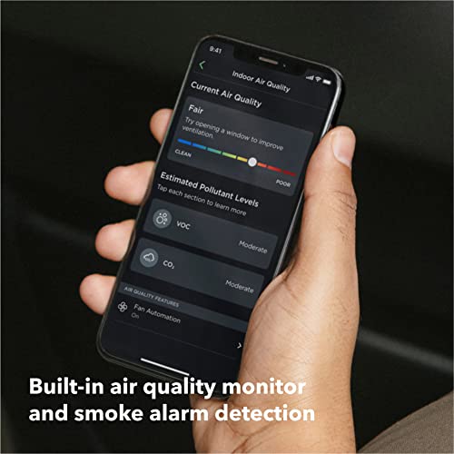 Smart Thermostat with Smart Sensor and Air Quality Monitor F70598