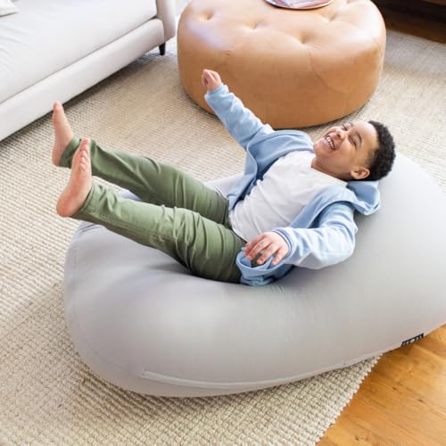 Large Light Gray Bean Bag Chair C7409