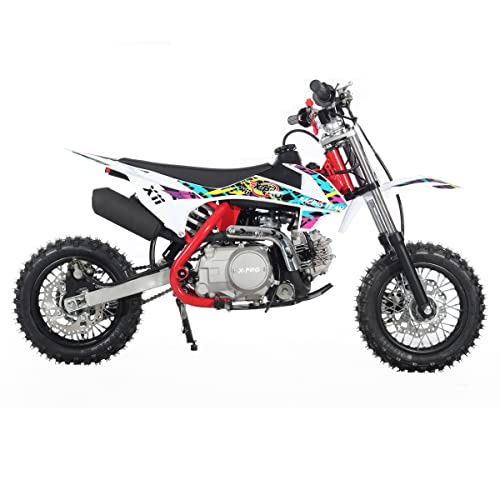 110cc Dirt Bike with Automatic Transmission, Electric Start, 10"/10" Tires (Black) X570