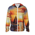 UPF 50+ Sun Protection Hoodie Jacket Quick Dry Rash Guard Long Sleeve Sun Shirt L7466
