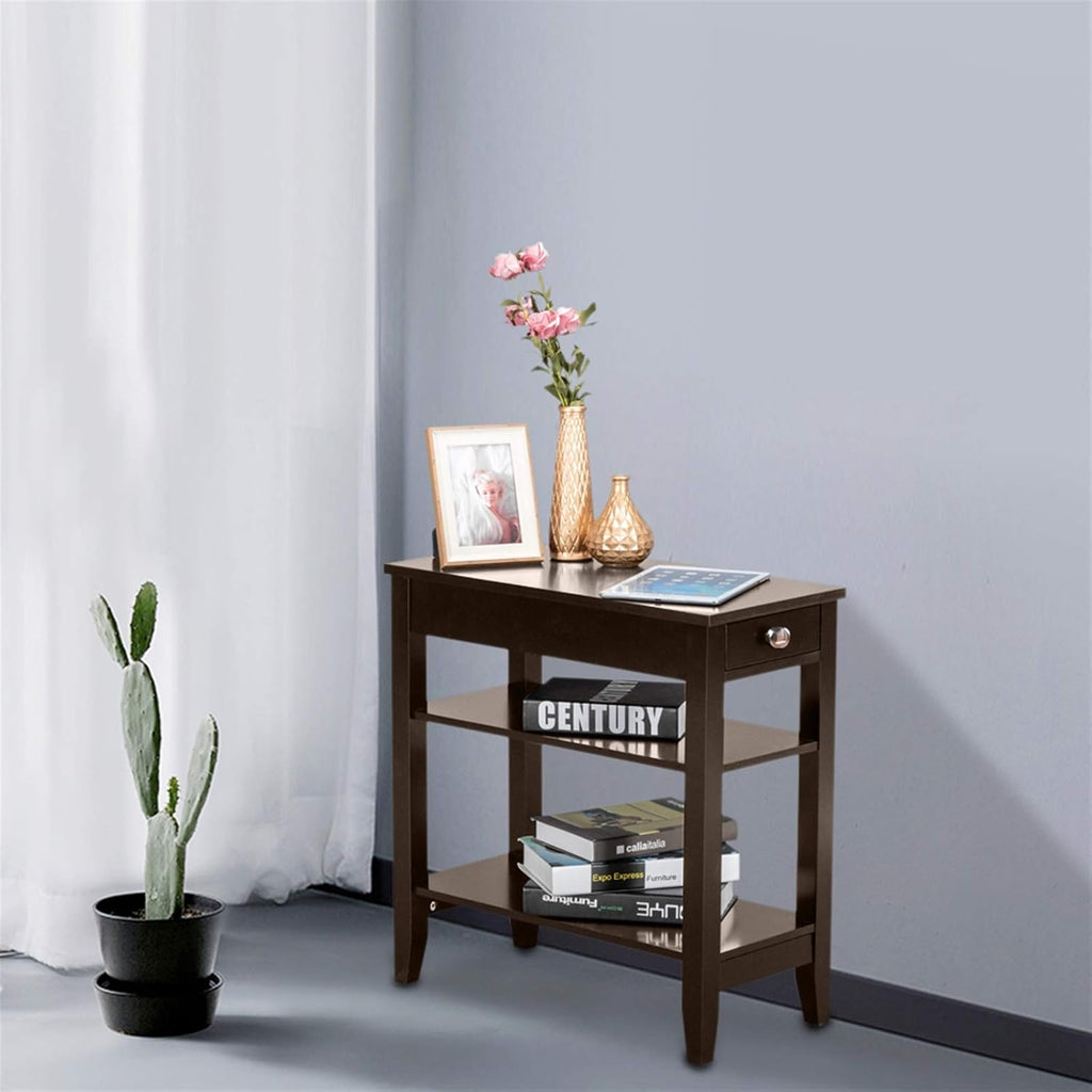 3-Tier Nightstand with Drawer Q70768