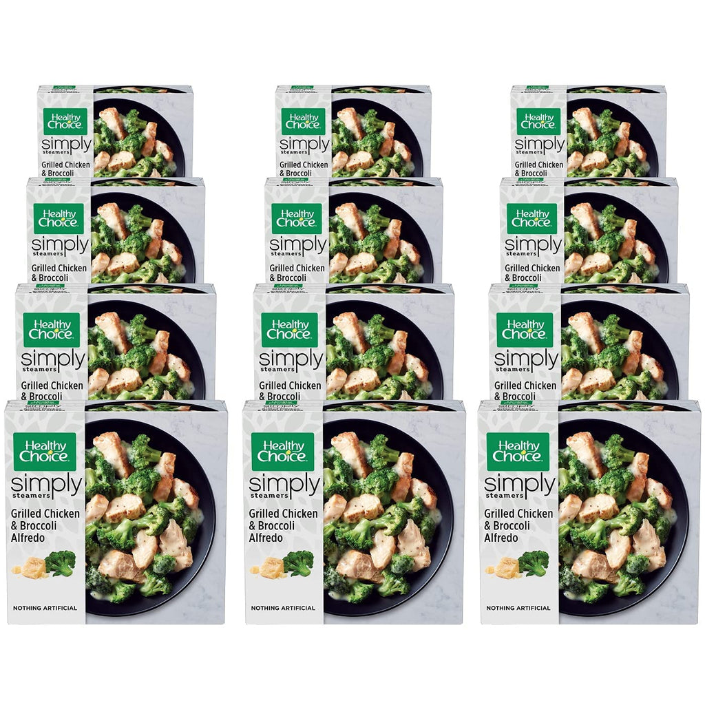 Grilled Chicken Breasts & Broccoli Alfredo Frozen Meal, 12 Pack (9.15 Oz Each) U8227
