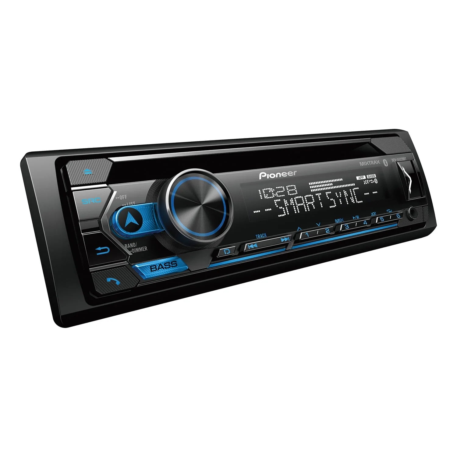 Single-DIN CD Car Stereo with LCD W432