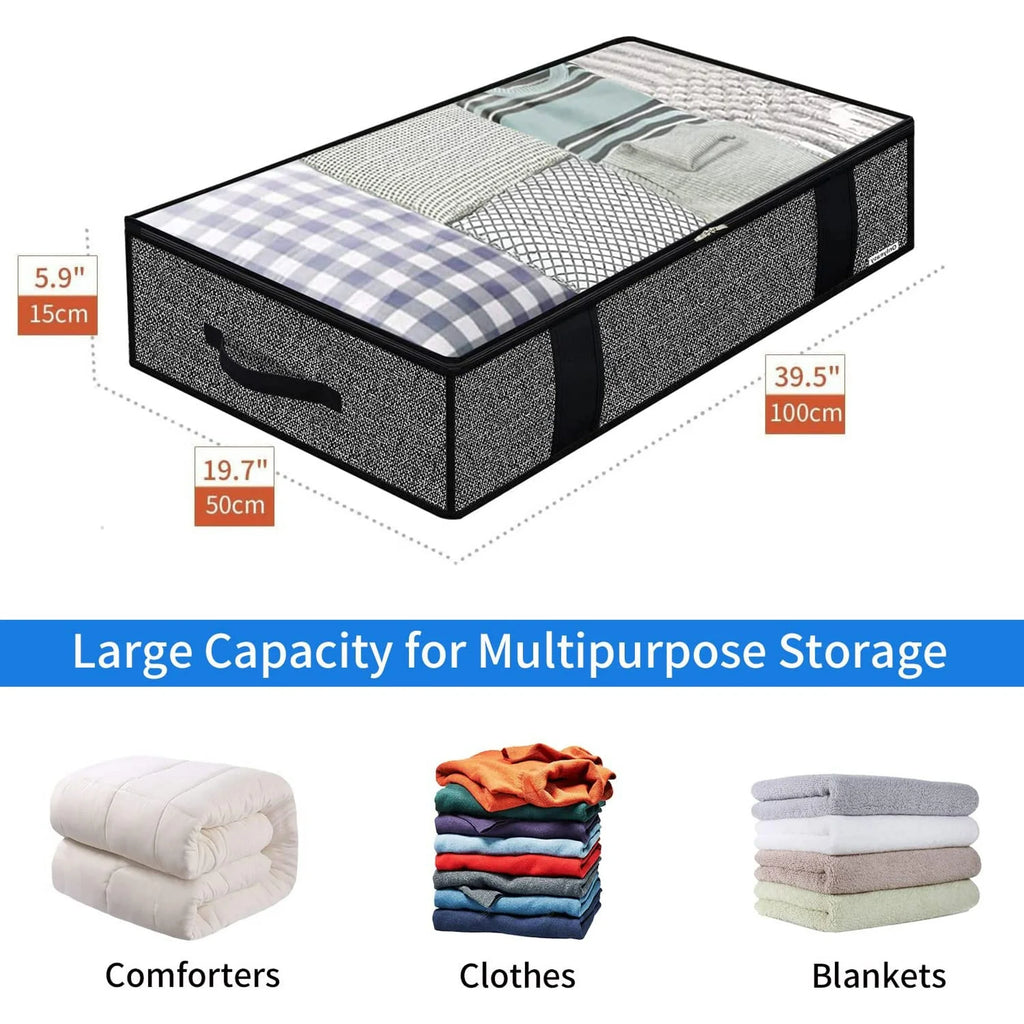 Breathable Zippered Storage Bag with Clear Window Z446