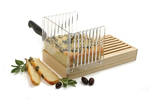 Brown Bread Slicer with Crumb Catcher F8263
