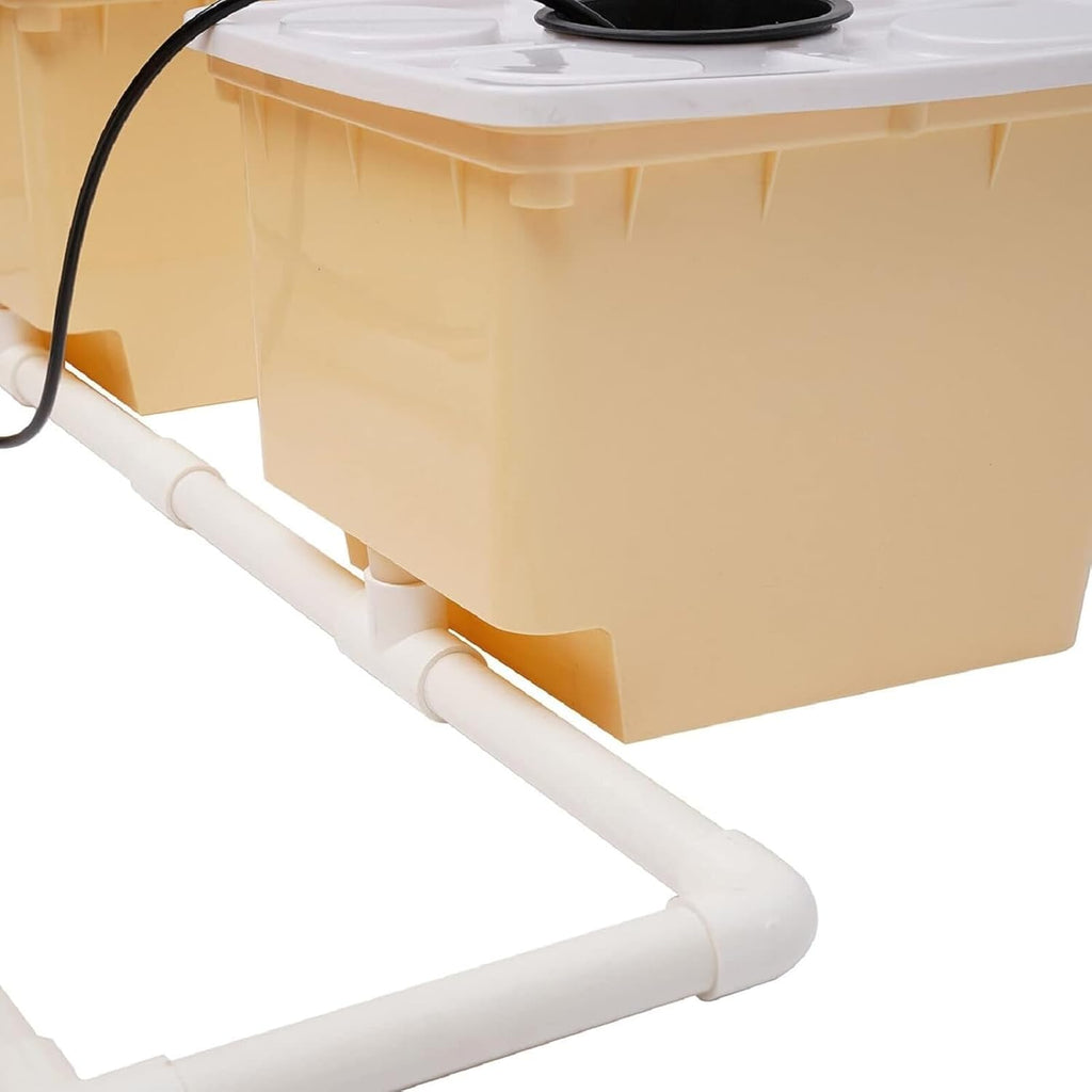 2.91 Gallon Deep Water Culture Hydroponic System with 5 Sites Dutch Buckets F9477