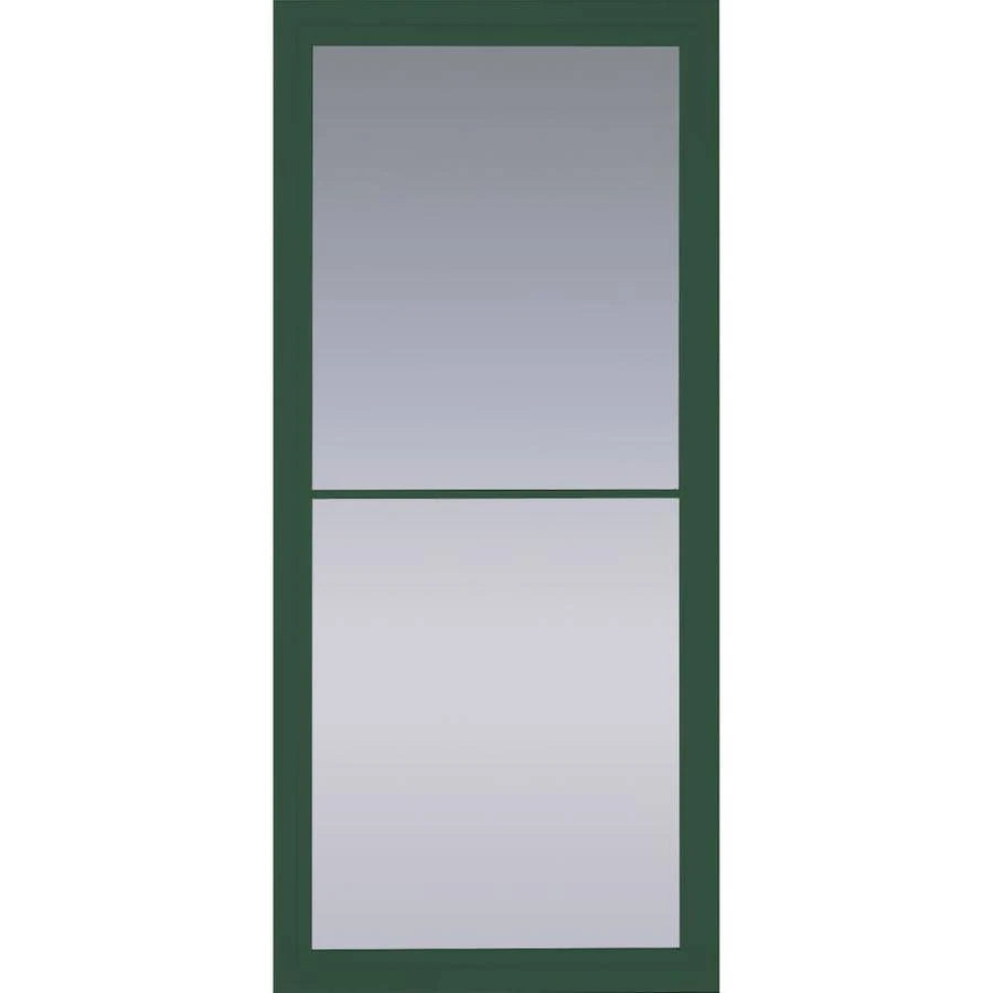 Green Full-view Aluminum Storm Door T96040