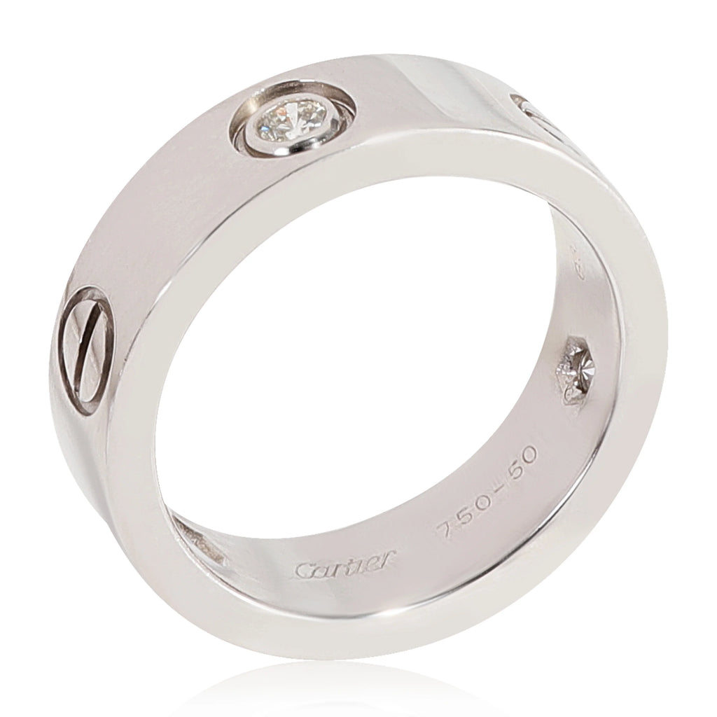 18k White Gold Diamond Ring M478