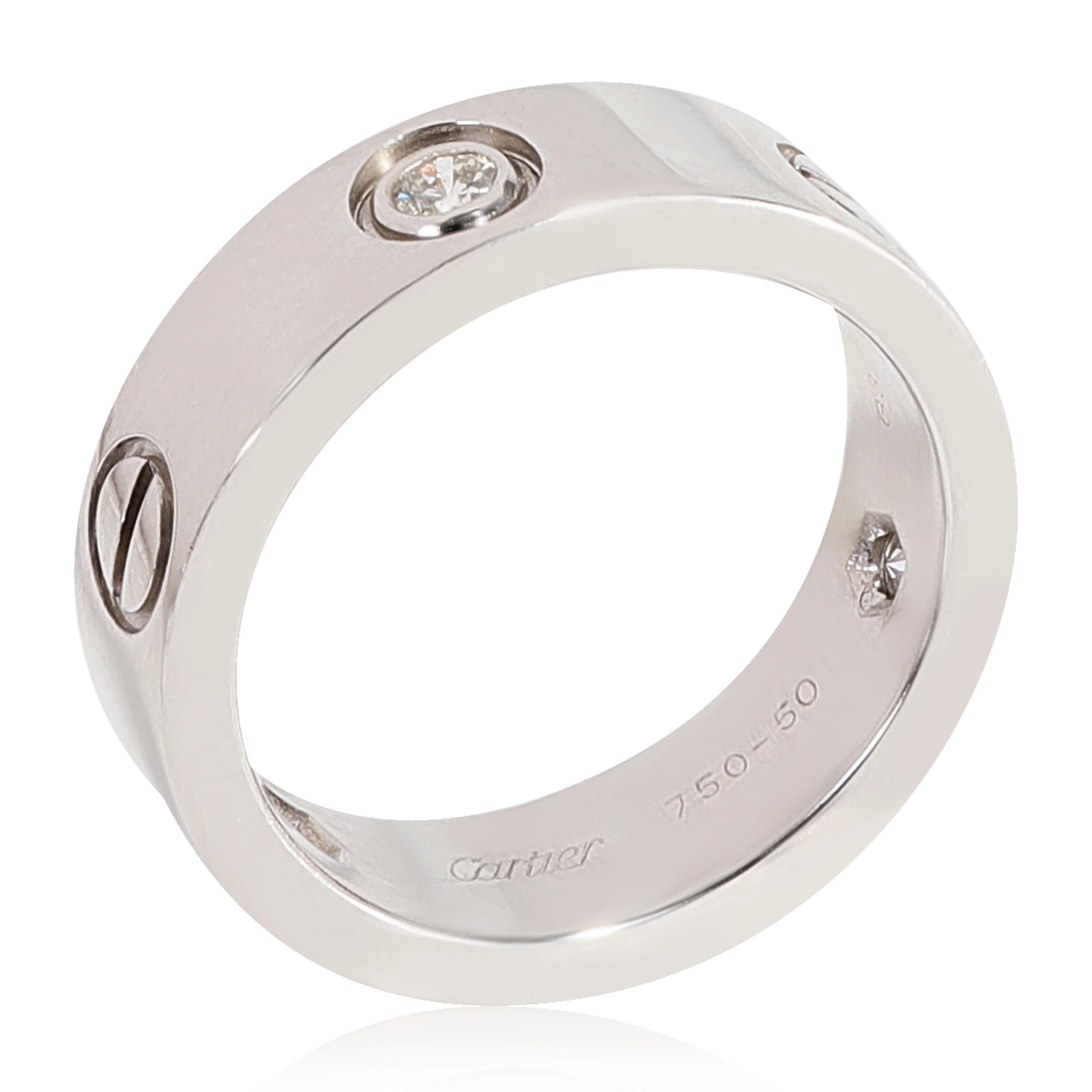 18k White Gold Diamond Ring M478