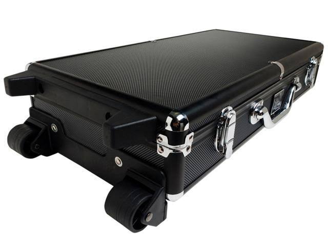 Ivory Tiles - Wheeled Aluminum Case - Black Z2342