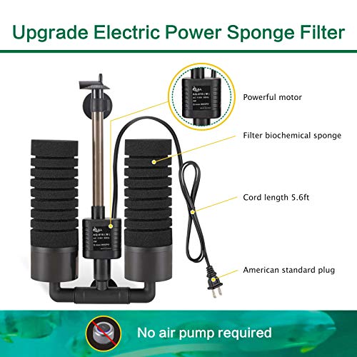 3W/5W Submersible Foam Sponge Filter H443663