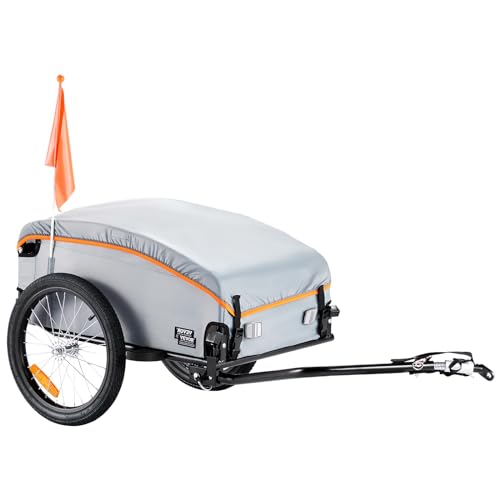 Heavy-Duty Foldable Bike Cargo Trailer with Universal Hitch T5789