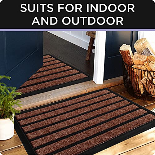 Extra Durable Door Mat (30" x 17", Bright Brown) H3271