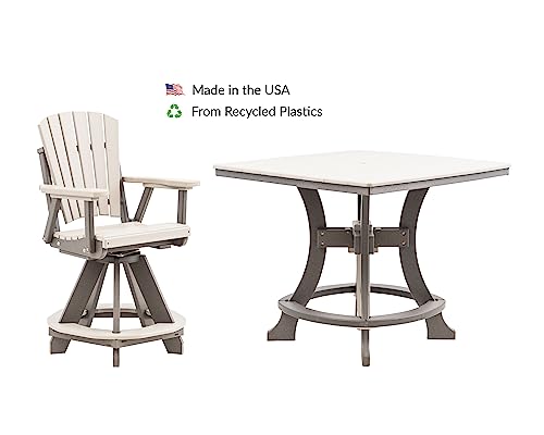 4 Person Poly Adirondack Counter Height Table Set F227