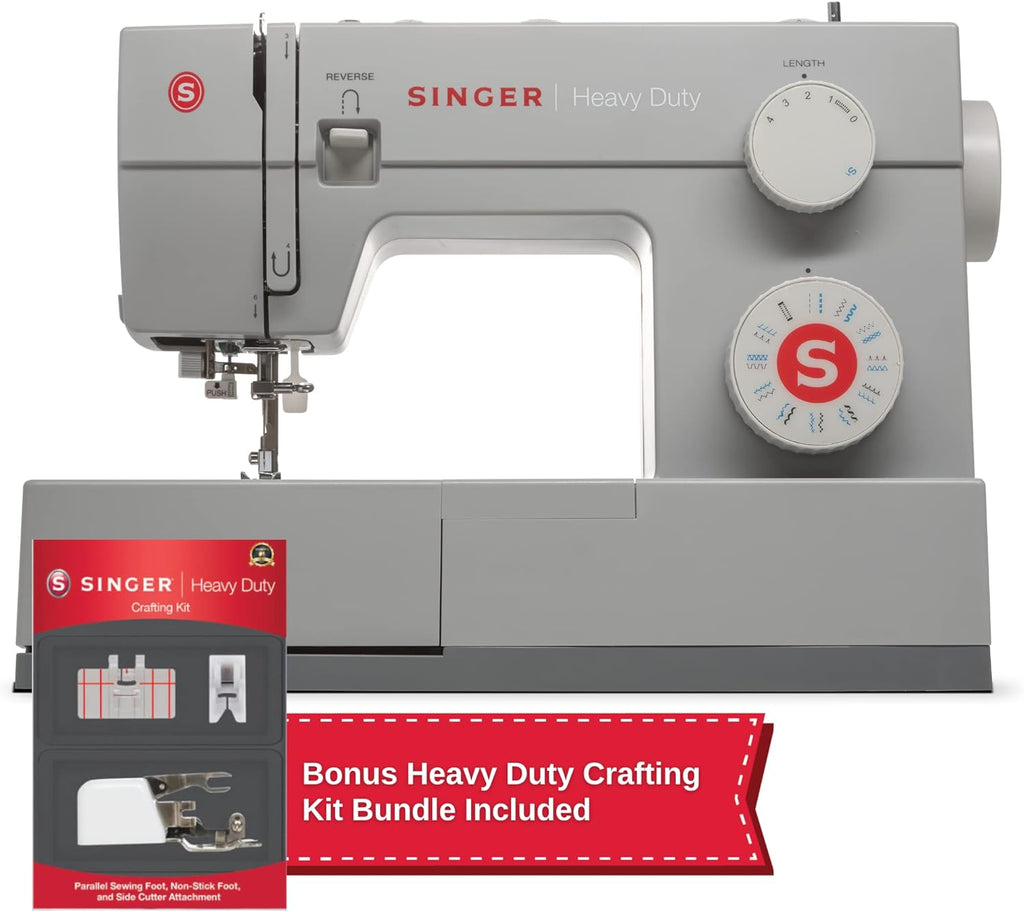 Heavy Duty Sewing Machine, Presser Foot Kit, Steam Iron M7193
