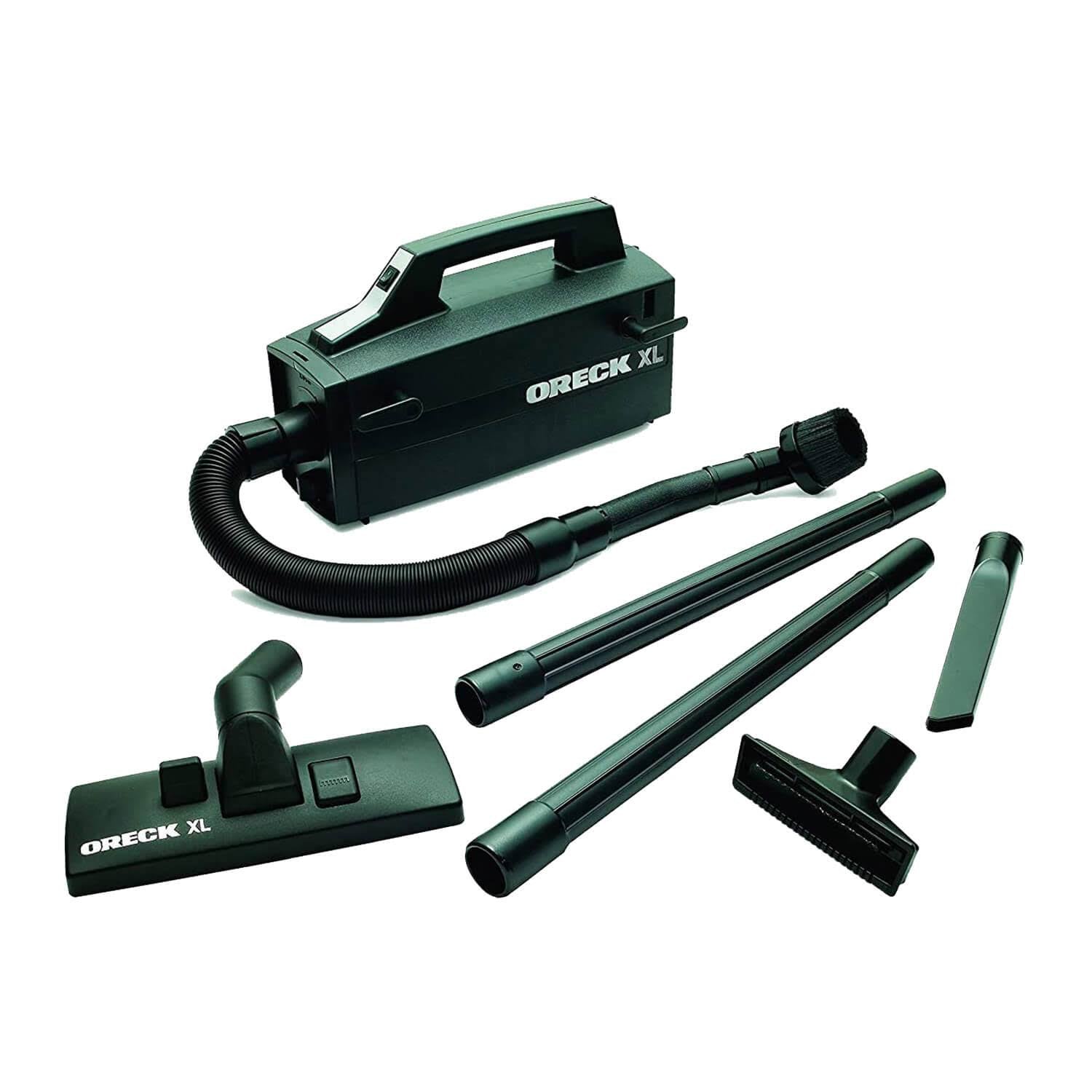 Compact Canister Vacuum Cleaner Black Q339211