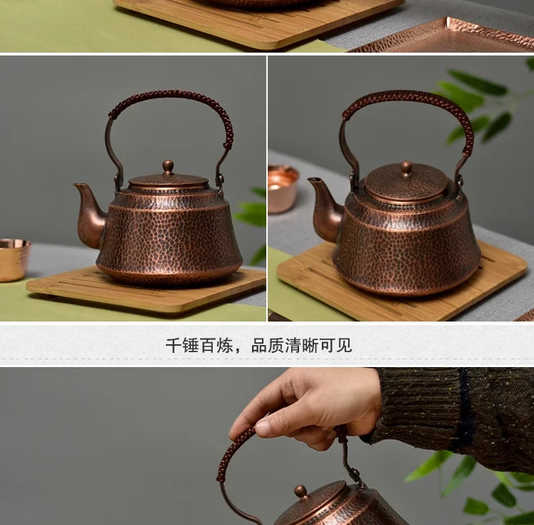 1 Liter Pure Copper Kettle Teapot H968053