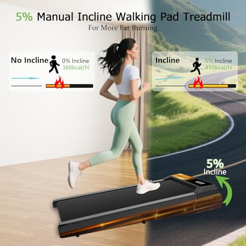 Compact Portable Walking Pad Treadmill with Remote Control Z9114
