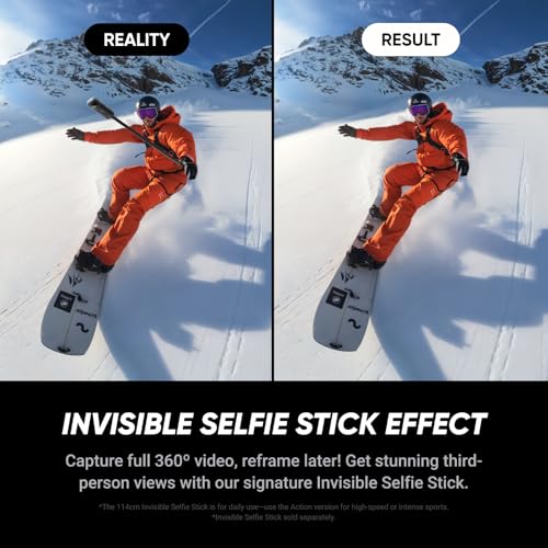 Waterproof 8K 360° Action Camera with Replaceable Lens P38915