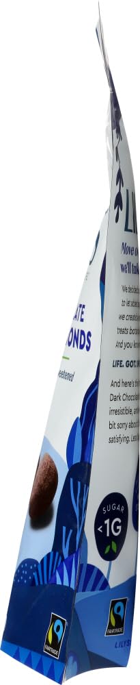 55% Cacao Dark Chocolate Covered Almonds, 3.5 oz I976931