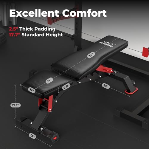 1200LBS Adjustable Weight Bench U585179