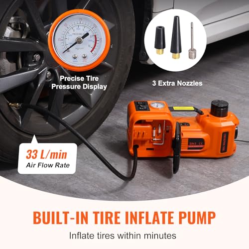 5 Ton Electric Hydraulic Car Jack with Impact Wrench U715777