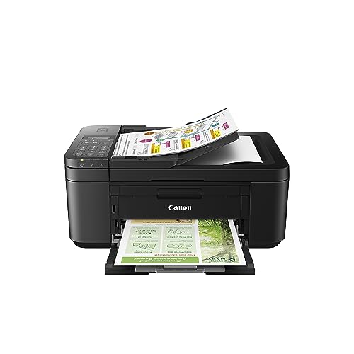 White All-in-One Wireless Printer with Auto Document Feeder F10535