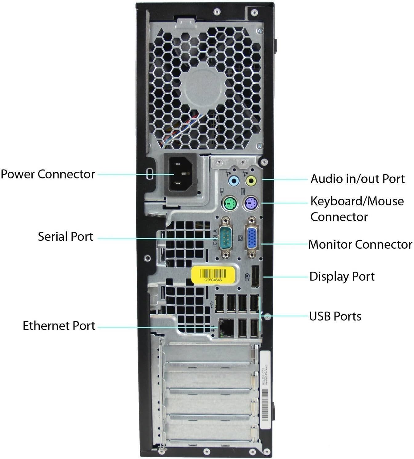 Small Form Factor Desktop Computer Intel Core i5-3470 3.2GHz Quad-Core 8GB RAM 500GB SATA Windows 10 Pro 64-Bit O587067