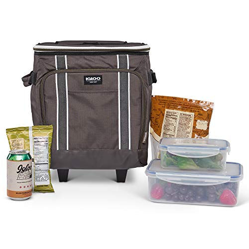 Large Portable Insulated Soft Coolers with Rolling Wheels L789492