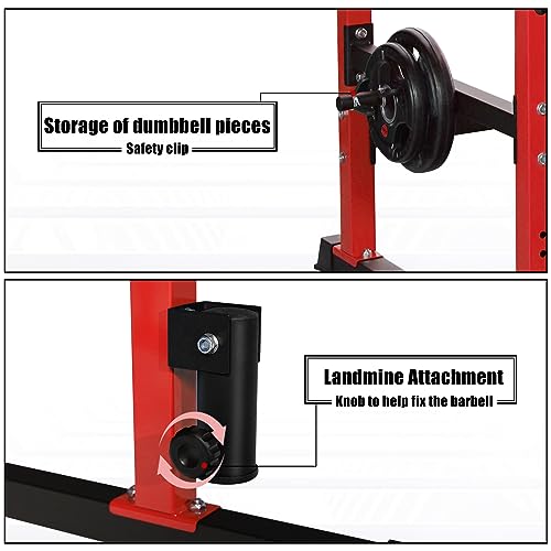 Power Rack with Adjustable Squat Stand P3408