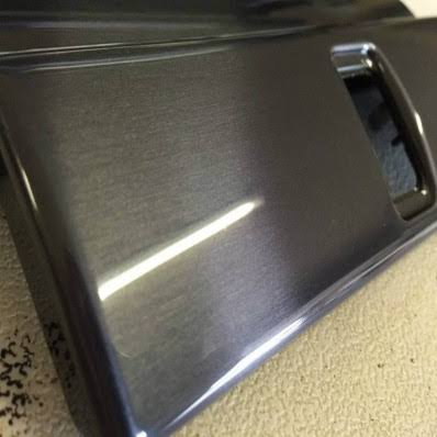 Brushed Gunmetal Aluminium Car Vinyl Wrap Film 152cm x 100cm Silver Brushed Aluminium S311488
