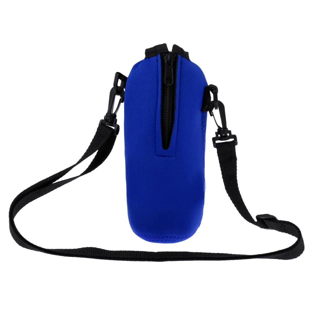 Neoprene 750ml Water Bottle Holder Insulated Carrier Bag with Adjustable Straps A48953