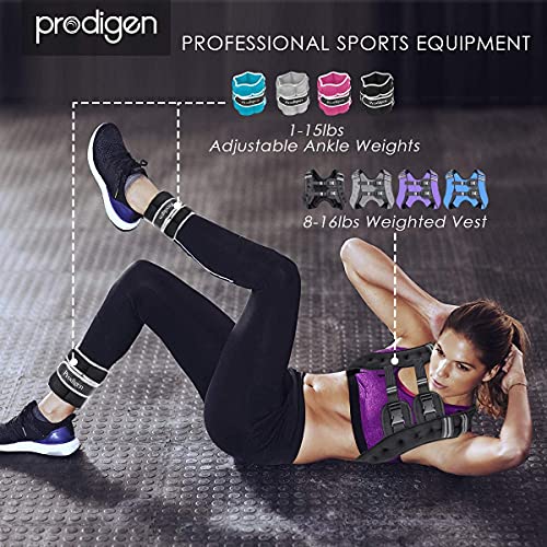 Running Weight Vest 8 12 16 20 25 30 Lbs Weights Included P756