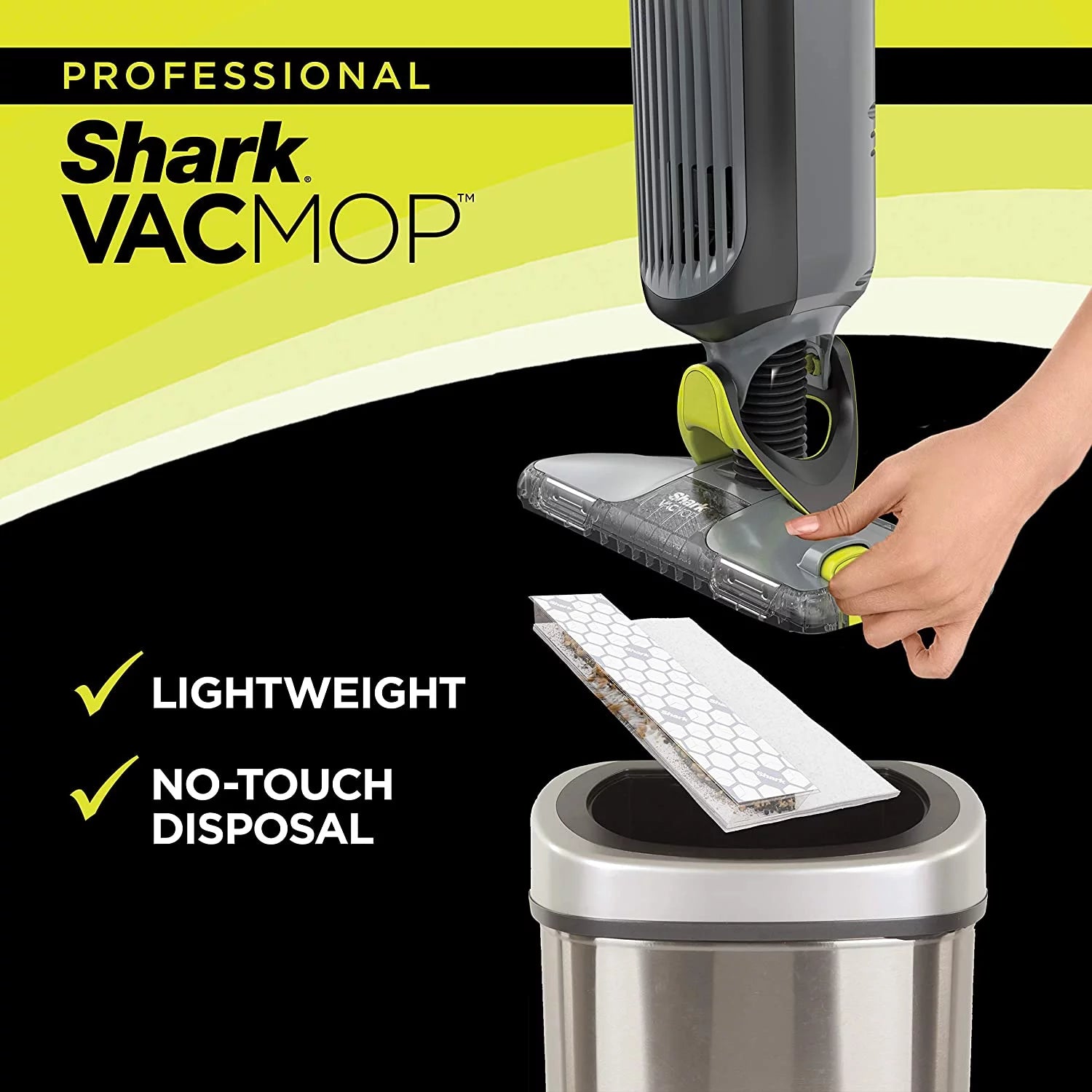 Charcoal Gray Cordless Hard Floor Vacuum Mop S38402