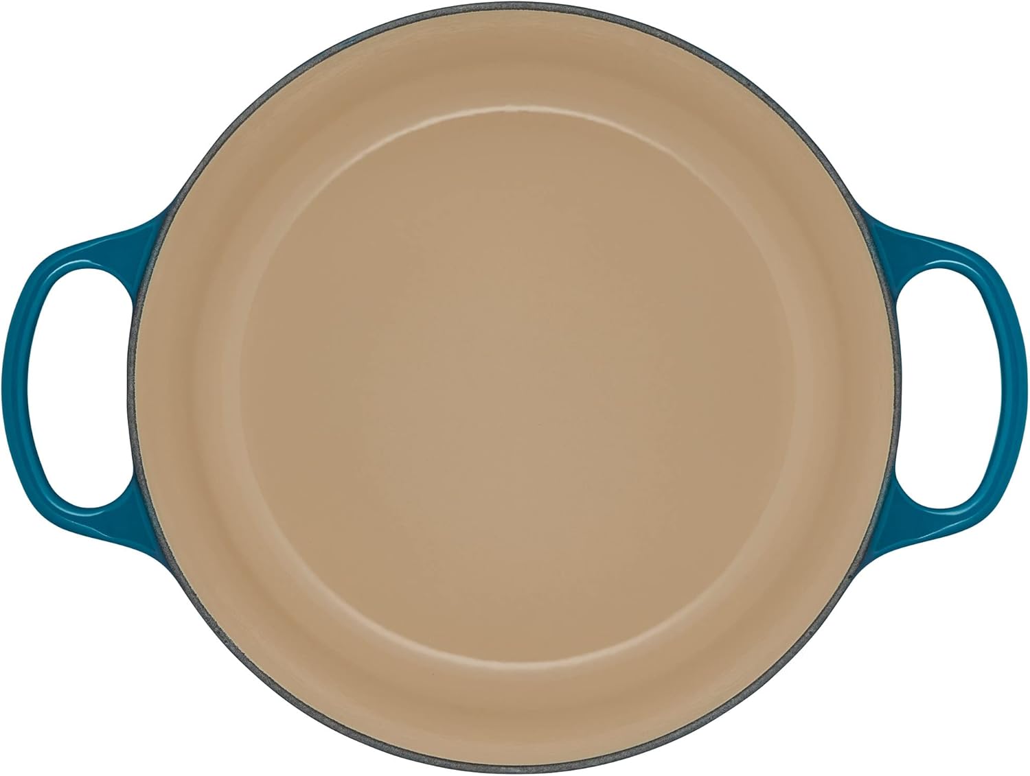 Enameled Cast Iron Round Dutch Oven, 5.5 qt., Deep Teal V258