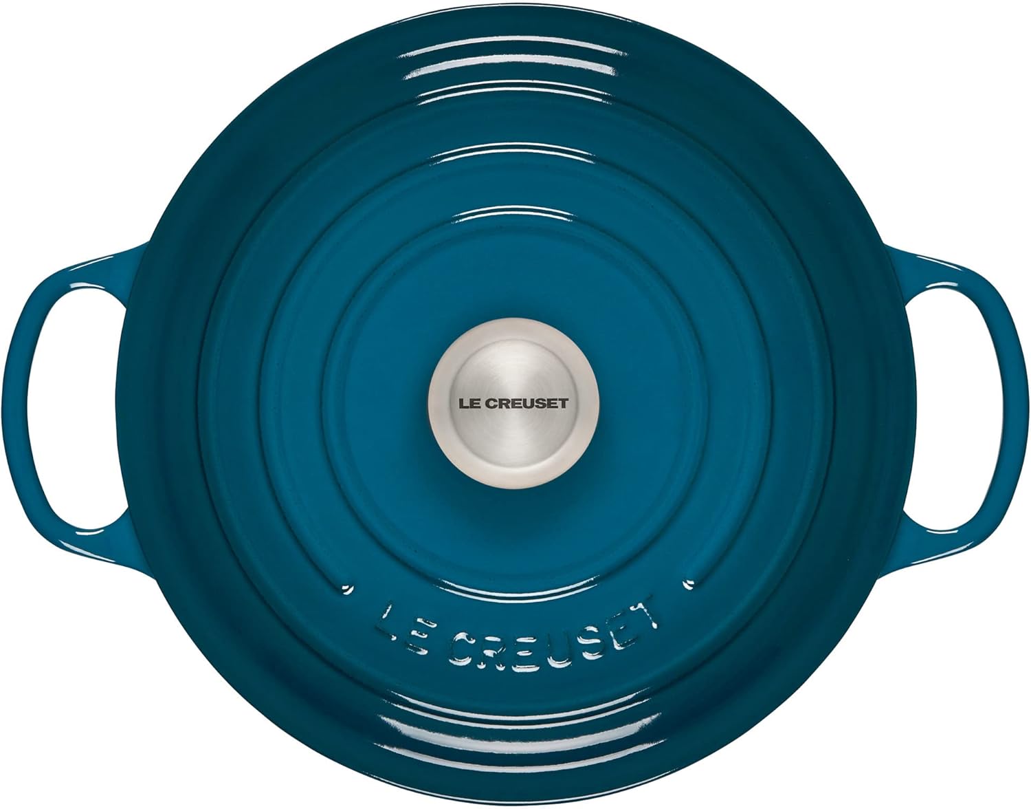 Enameled Cast Iron Round Dutch Oven, 5.5 qt., Deep Teal V258