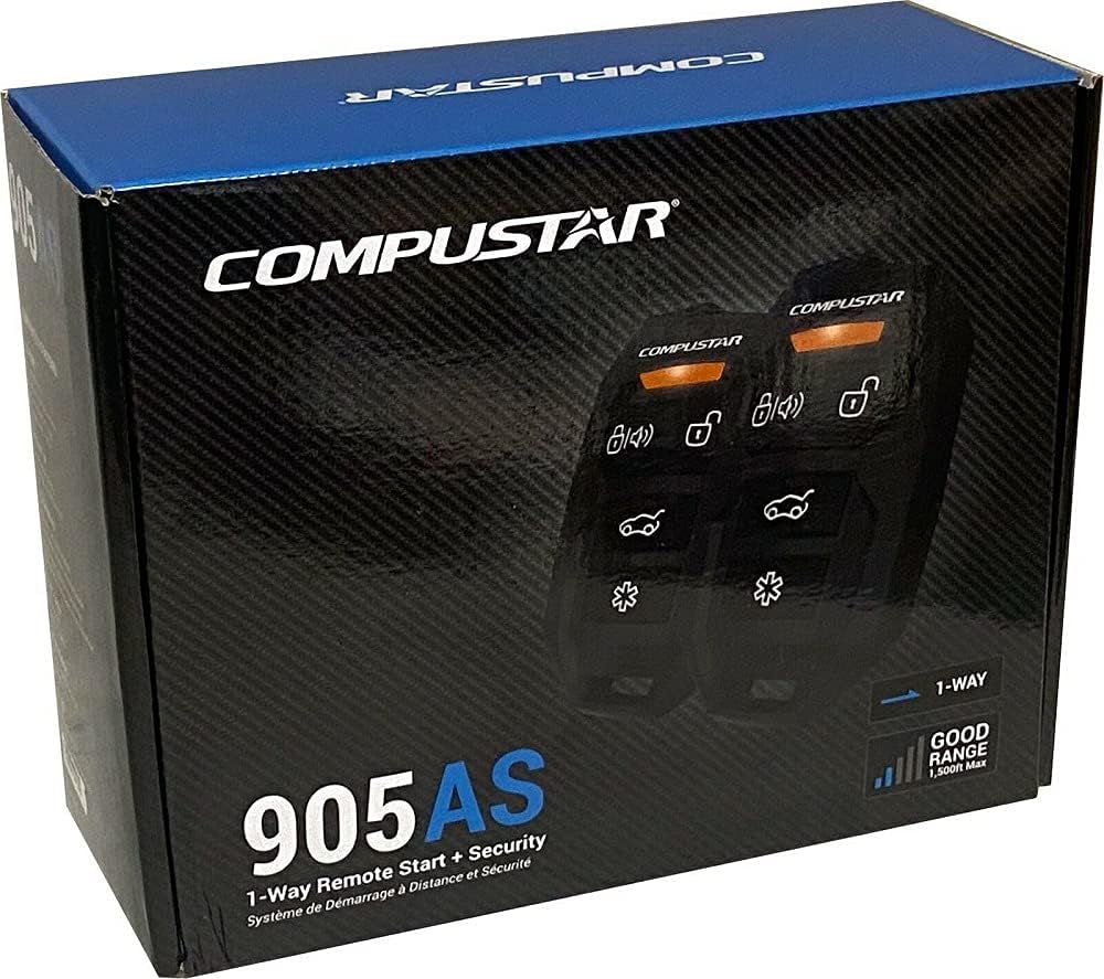 1500ft Range 4 Button 1 Way Remote Start Alarm System T861