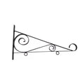 24" Hanging Sign Scroll Bracket E372